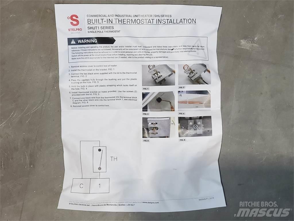  STELPRO SHUT1 Εξοπλισμός θέρμανσης και ξεπαγώματος