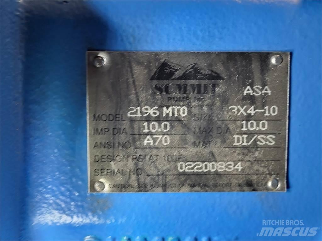  SUMMIT PUMP 2196MTO Εξαρτήματα και ανταλλακτικά εξοπλισμού γεωτρήσεων