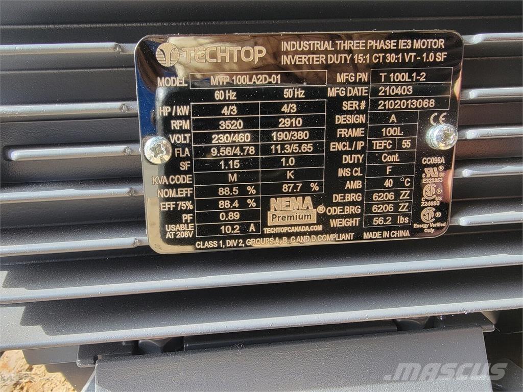  TECHTOP MTP100LA2D-01 Βιομηχανικοί κινητήρες