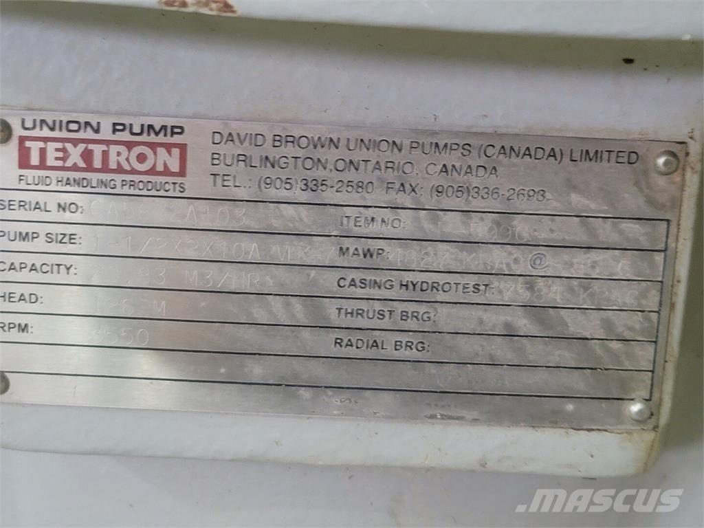 Textron VLK-7 Αντλίες νερού