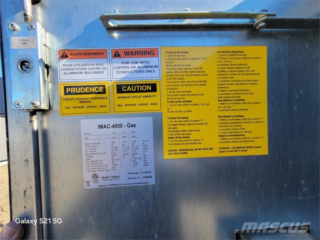 Thermobile IMAC-4000 Εξοπλισμός θέρμανσης και ξεπαγώματος