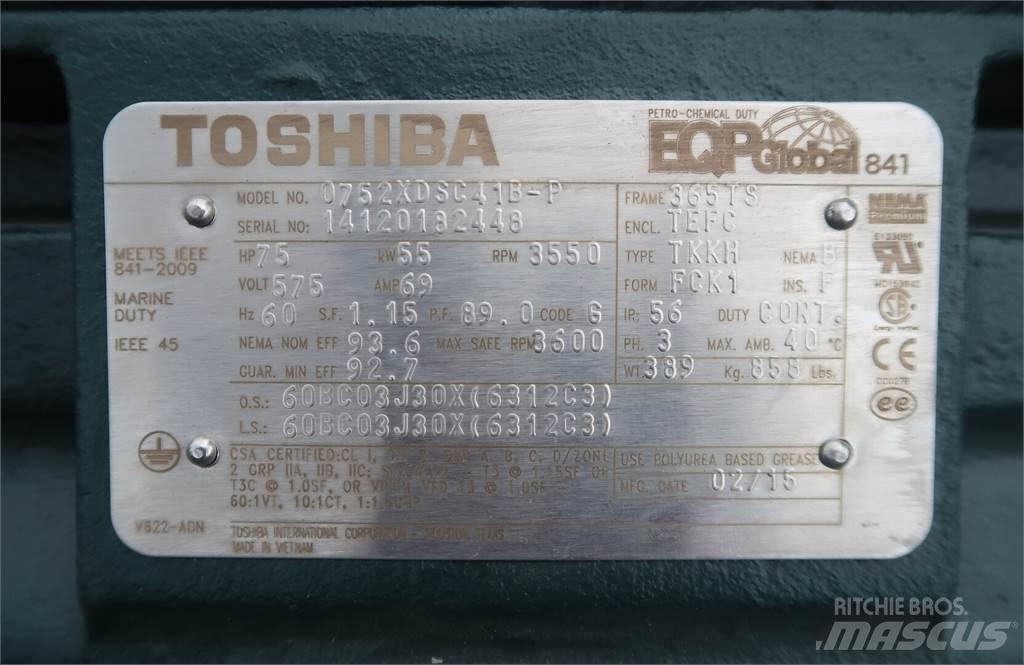  TOSHIBA 0752XDSC41B-P Βιομηχανικοί κινητήρες