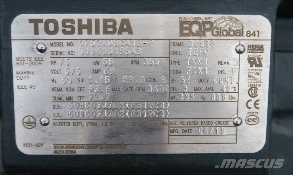  TOSHIBA 0752XDSC41B-P Βιομηχανικοί κινητήρες