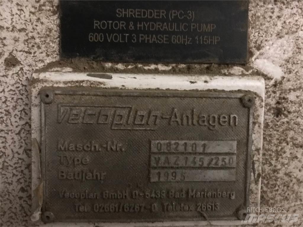 Vecoplan VAZ 145/250 Κατασκευές - Άλλα