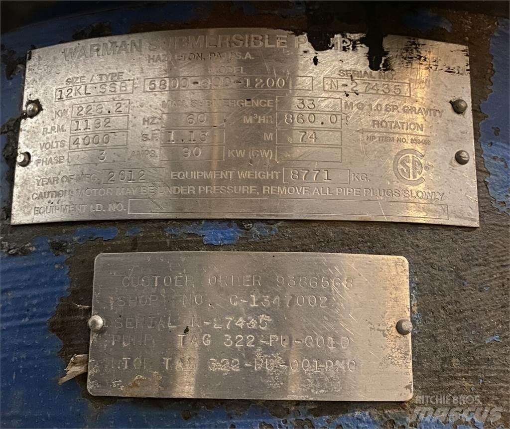 Warman 5800-600-1200 Αντλίες νερού