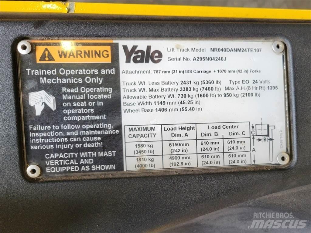 Yale NR040DANM24TE107 Κατασκευές - Άλλα