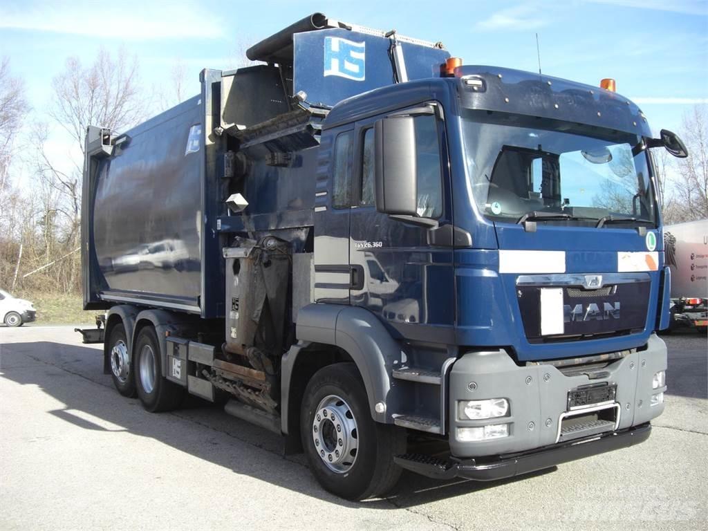 MAN 26360FNLL / RECHTSGEST. Απορριμματοφόρα