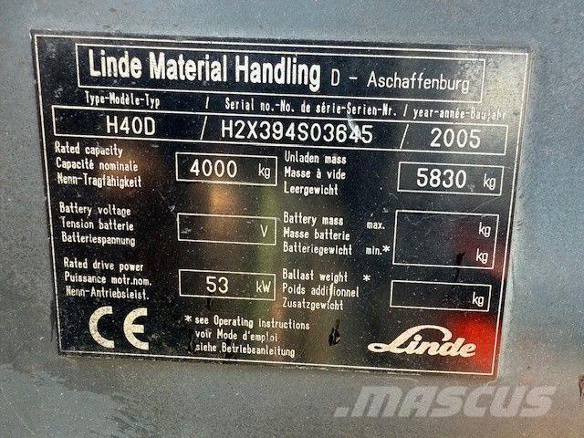 Linde H 40 D Πετρελαιοκίνητα Κλαρκ