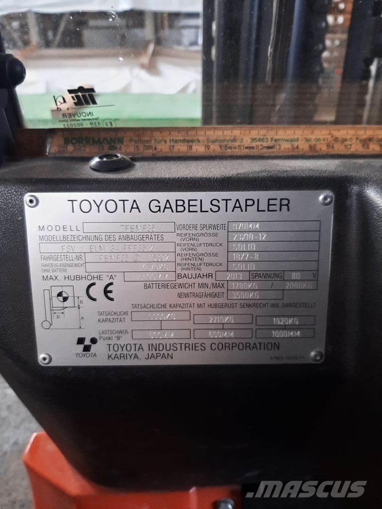 Toyota 7FBMF35 Ηλεκτρικά περονοφόρα ανυψωτικά κλαρκ