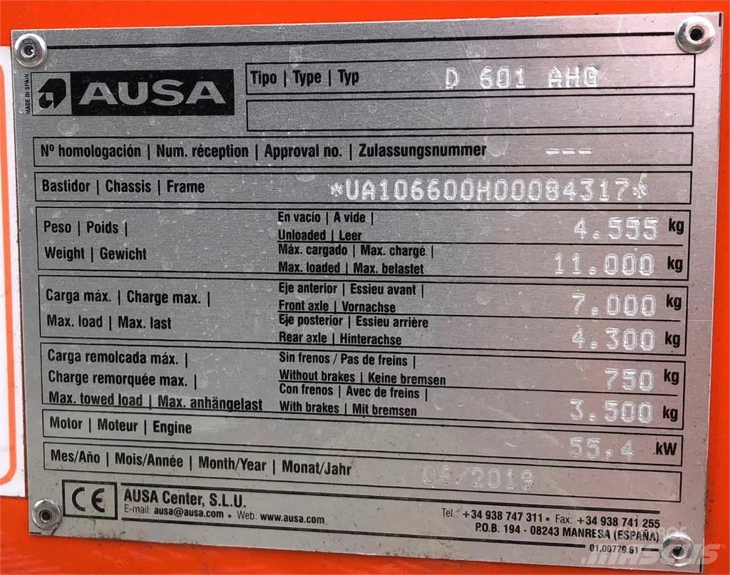 Ausa D601AHG Dumpers εργοταξίου