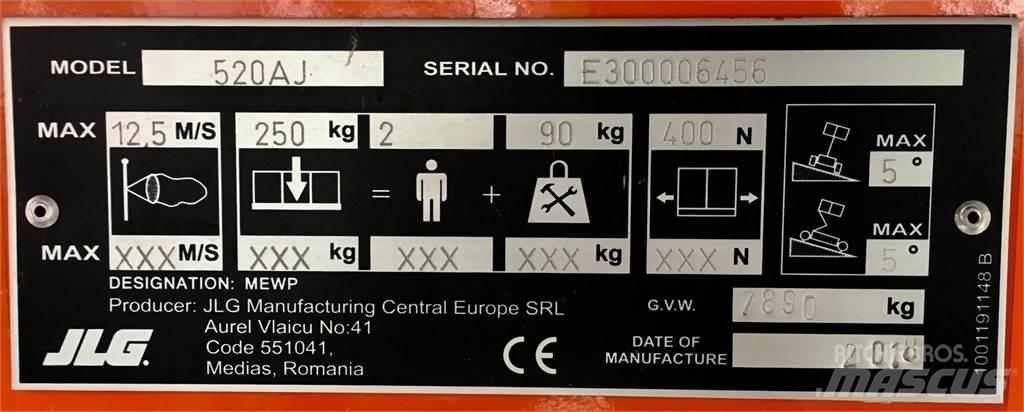 JLG 520AJ Άλλοι ανυψωτήρες και πλατφόρμες