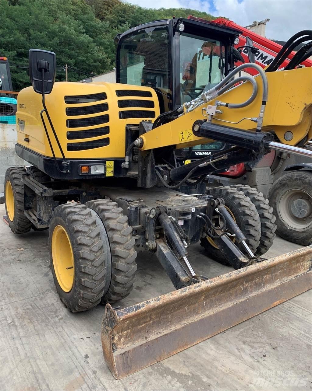 Yanmar B95W Εκσκαφείς με τροχούς - λάστιχα