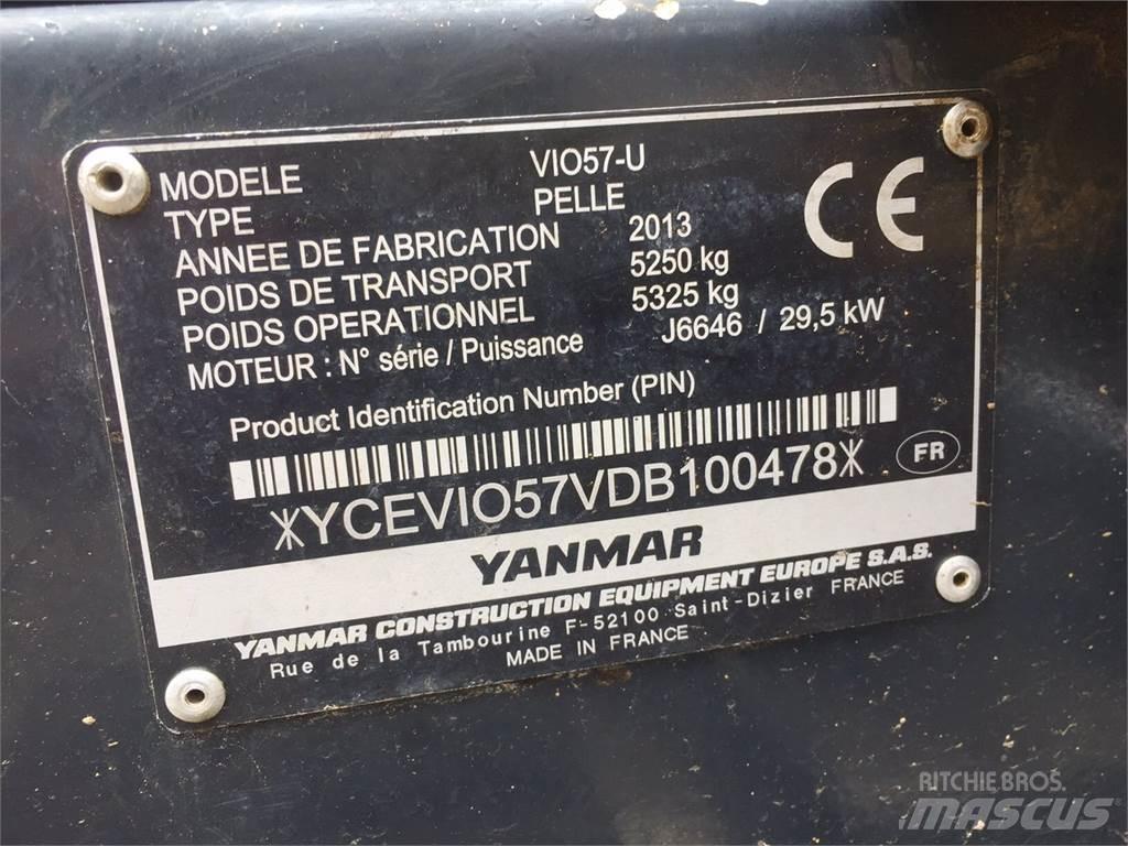 Yanmar VIO57 Εκσκαφάκι (διαβολάκι) < 7t