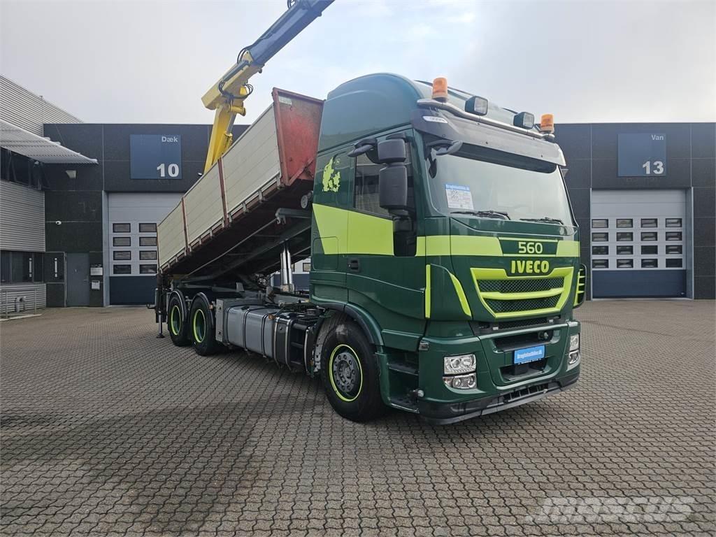 Iveco Stralis 560 6x4 Φορτηγά με γερανό & γάτζο