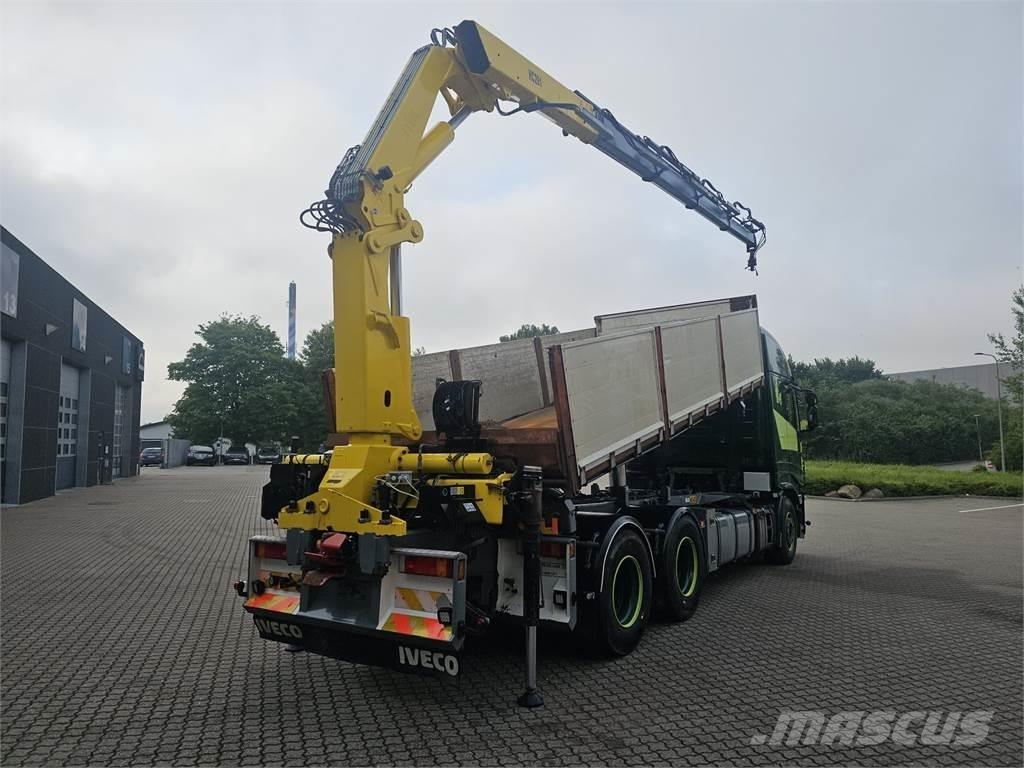 Iveco Stralis 560 6x4 Φορτηγά με γερανό & γάτζο