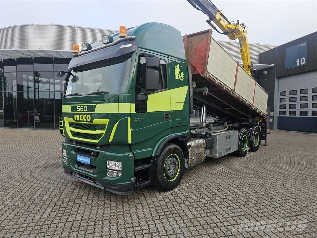Iveco Stralis 560 6x4 Φορτηγά με γερανό & γάτζο