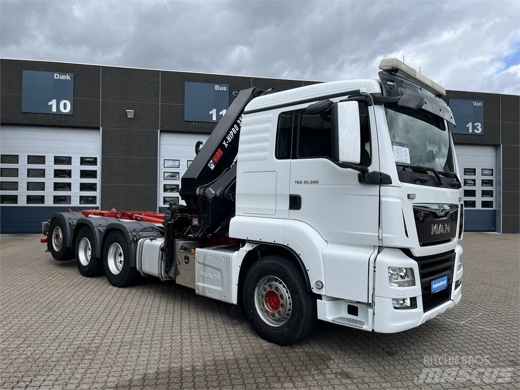 MAN TGS 35.500 8x4 Φορτηγά με γερανό & γάτζο