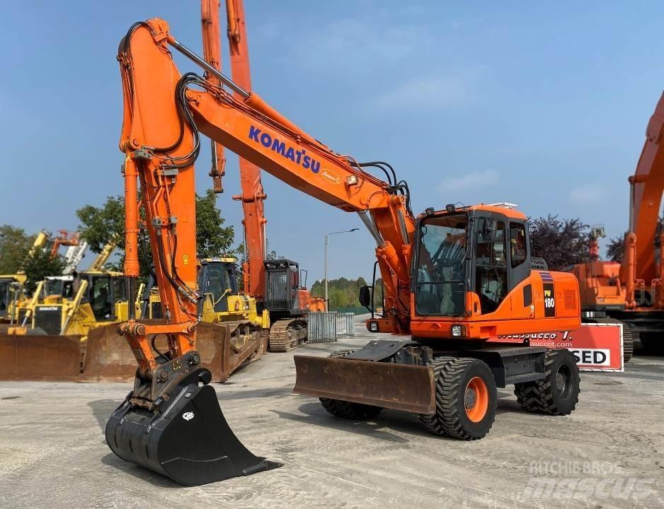 Komatsu PW180-7EO Εκσκαφείς με τροχούς - λάστιχα