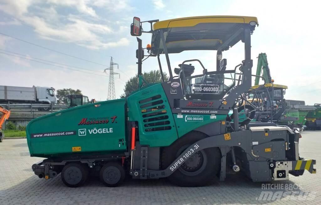 Vögele Super 1803-3i Επίστρωση ασφάλτου