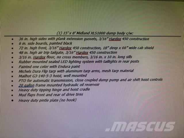 International HV Φορτηγά Ανατροπή