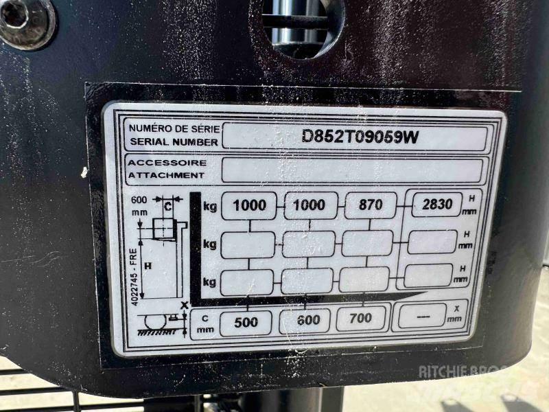 Yale MS10 Παλετοφόρα πεζού χειριστή με ιστό
