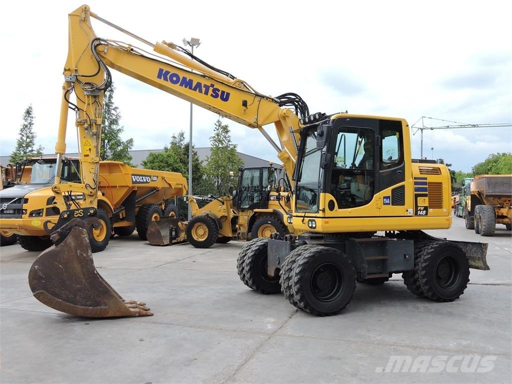 Komatsu PW148 Εκσκαφείς με τροχούς - λάστιχα