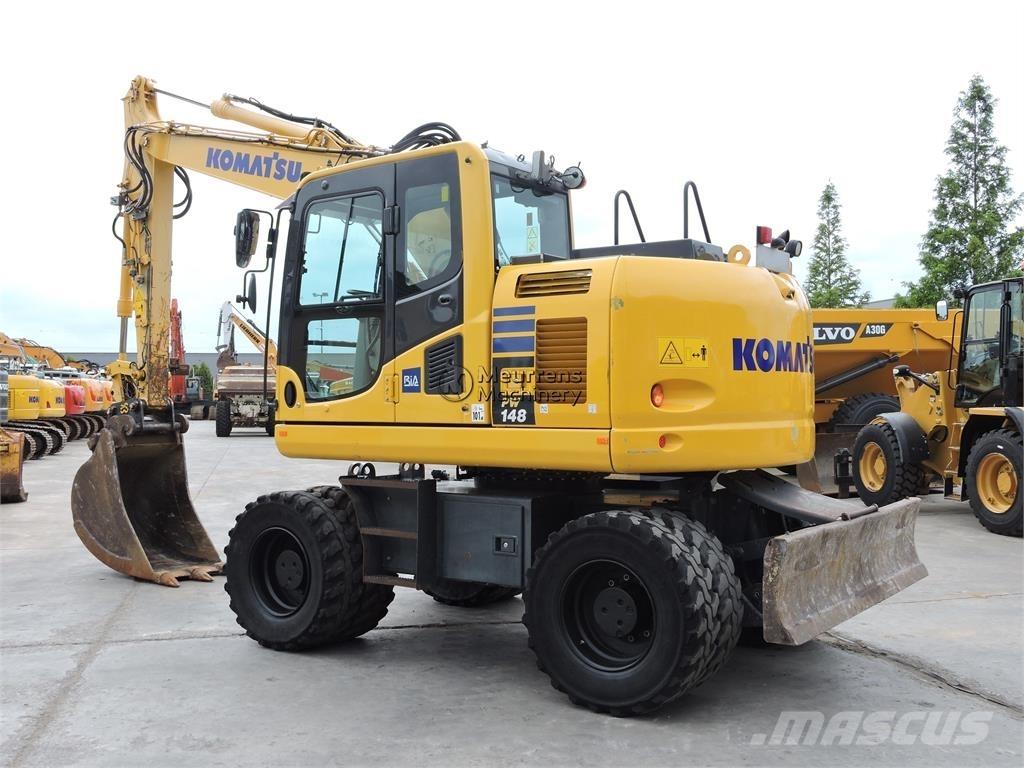 Komatsu PW148 Εκσκαφείς με τροχούς - λάστιχα