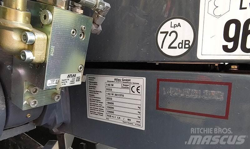 Atlas 140 W Εκσκαφείς με τροχούς - λάστιχα