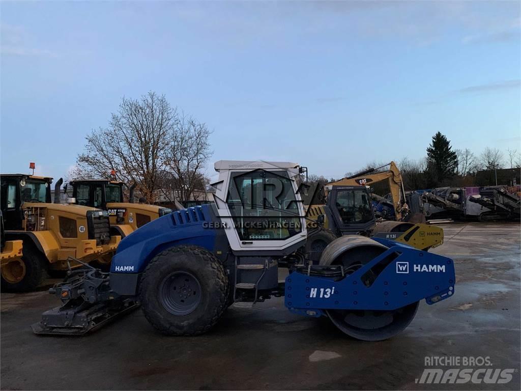 Hamm H 13i + Platten Οδοστρωτήρες μονού κυλίνδρου