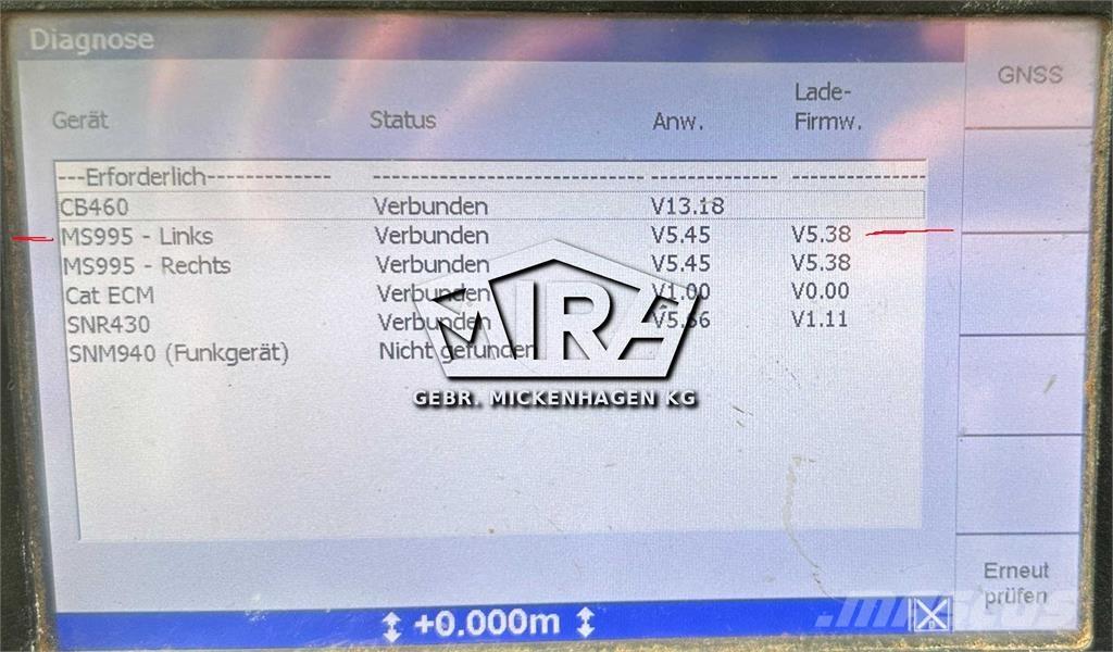 Trimble MS995 Κατασκευές - Άλλα