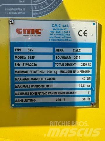 CMC S15F Neuwertig!! Εναέριες πλατφόρμες τοποθετημένες σε ρυμούλκα