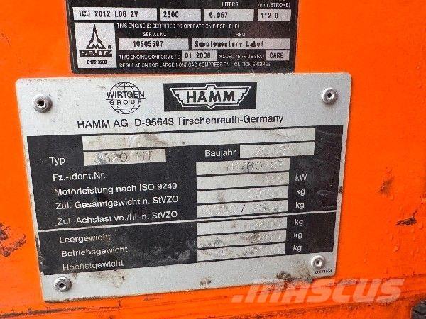 Hamm 3520 HAT Οδοστρωτήρες μονού κυλίνδρου