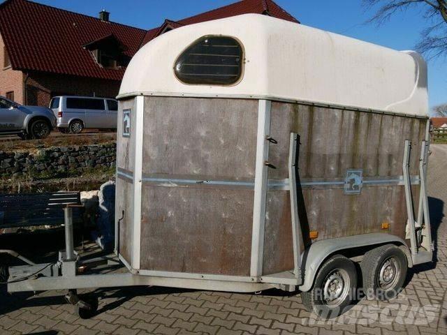  Holz Poly 2 Pferde Ρυμούλκες μεταφοράς ζώων