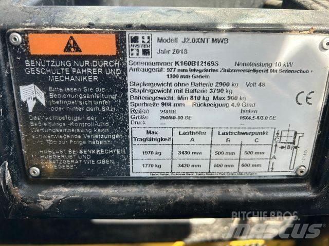 Hyster J2.0XNT MWB Ηλεκτρικά περονοφόρα ανυψωτικά κλαρκ