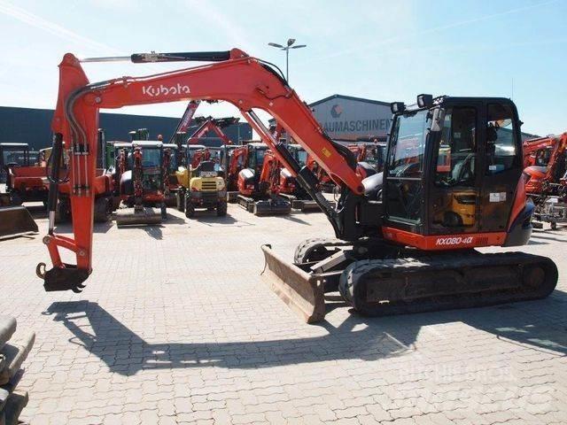 Kubota KX080-4a Εκσκαφάκι (διαβολάκι) < 7t