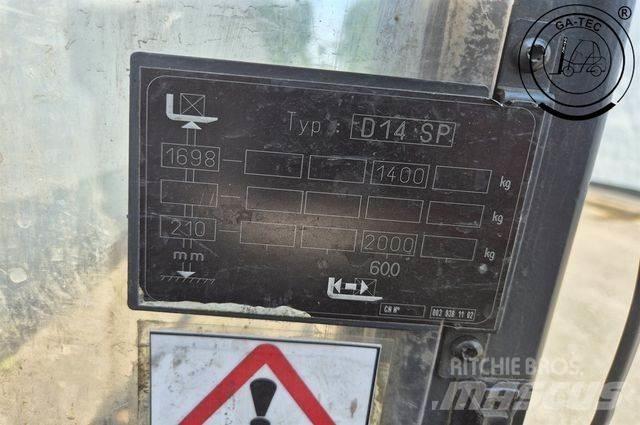Linde D14SP-133-01 Περονοφόρο ανυψωτικό συλλογής παραγγελιών μεγάλου ύψους