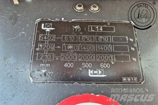 Linde L14i Περονοφόρο ανυψωτικό συλλογής παραγγελιών μεγάλου ύψους