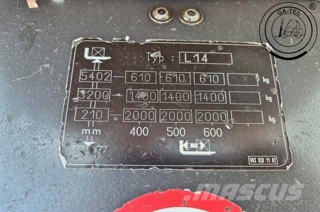 Linde L14i Περονοφόρο ανυψωτικό συλλογής παραγγελιών μεγάλου ύψους
