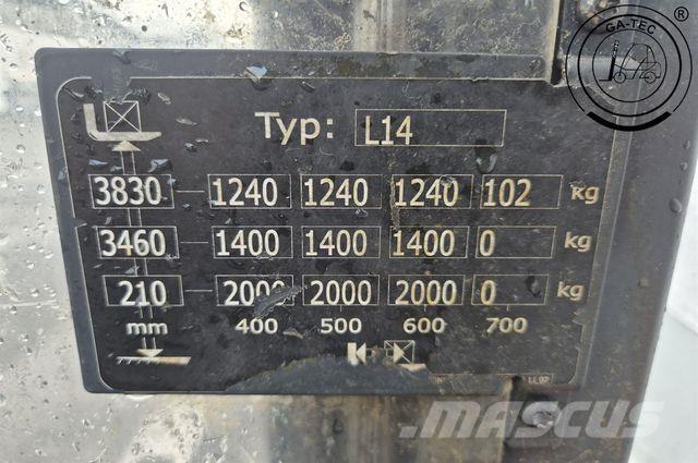 Linde L14i Περονοφόρο ανυψωτικό συλλογής παραγγελιών μεγάλου ύψους