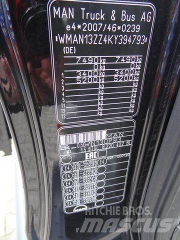MAN TGL 8.220 BL Φορτηγά Καρότσα - Κουρτίνα