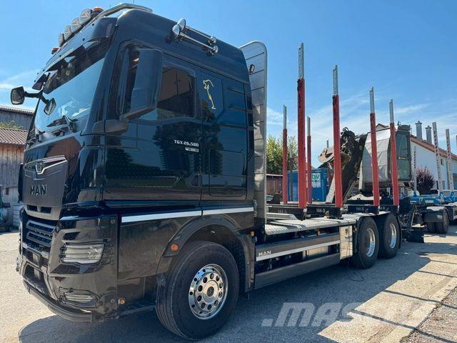 MAN TGX 26.580 Φορτηγά ξυλείας