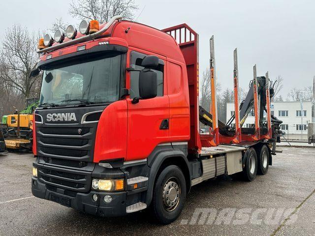Scania R520 V8 Φορτηγά ξυλείας