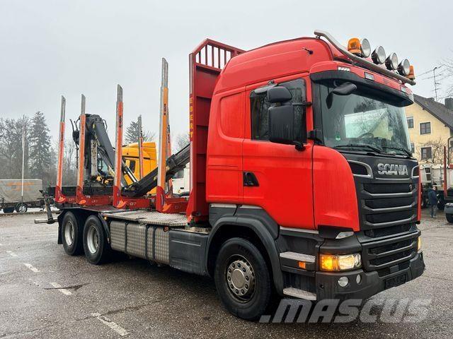 Scania R520 V8 Φορτηγά ξυλείας