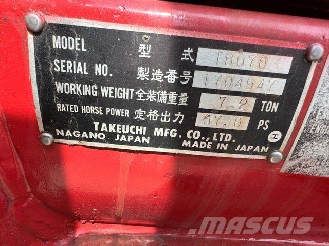 Takeuchi TB070 Εκσκαφάκι (διαβολάκι) < 7t