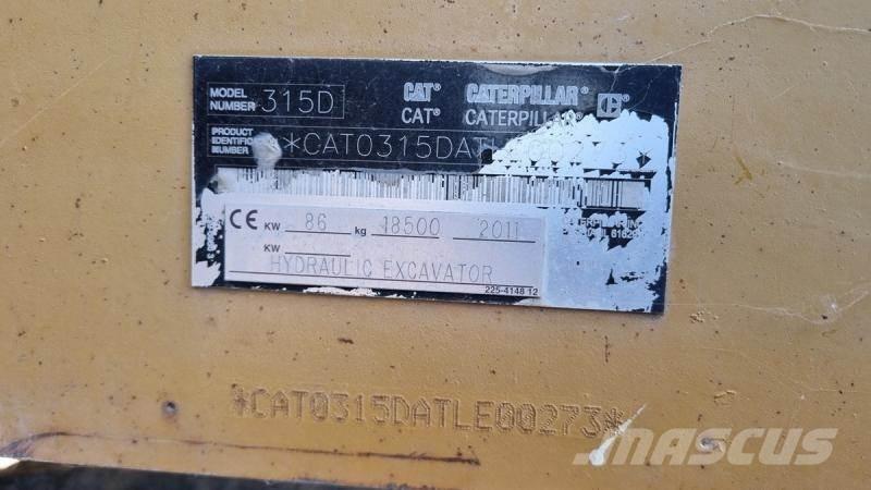 CAT 315DL Εκσκαφείς με ερπύστριες