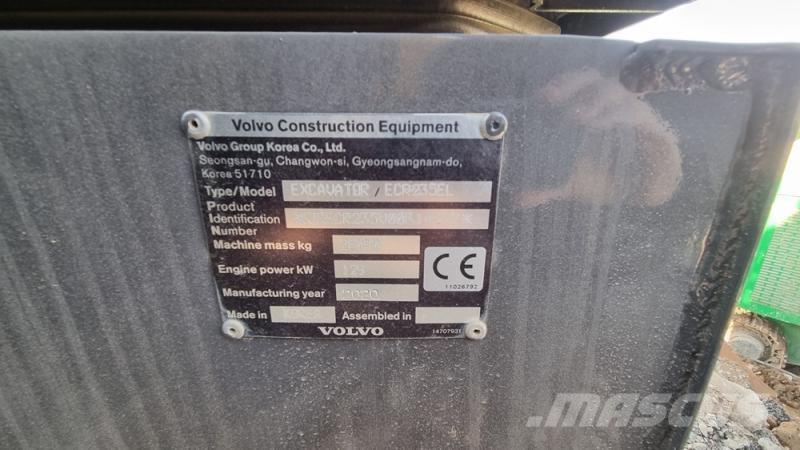 Volvo ecr235 Εκσκαφείς με ερπύστριες