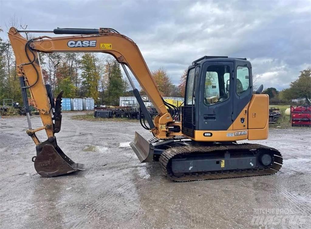 CASE CX80 Εκσκαφάκι (διαβολάκι) < 7t