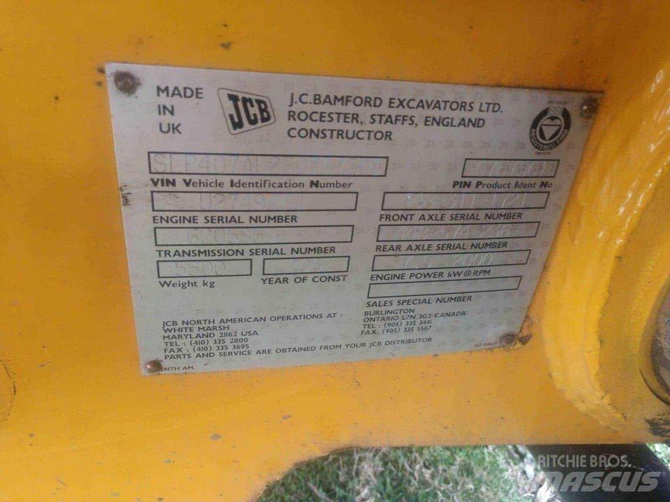JCB 407 Φορτωτές με λάστιχα (Τροχοφόροι)