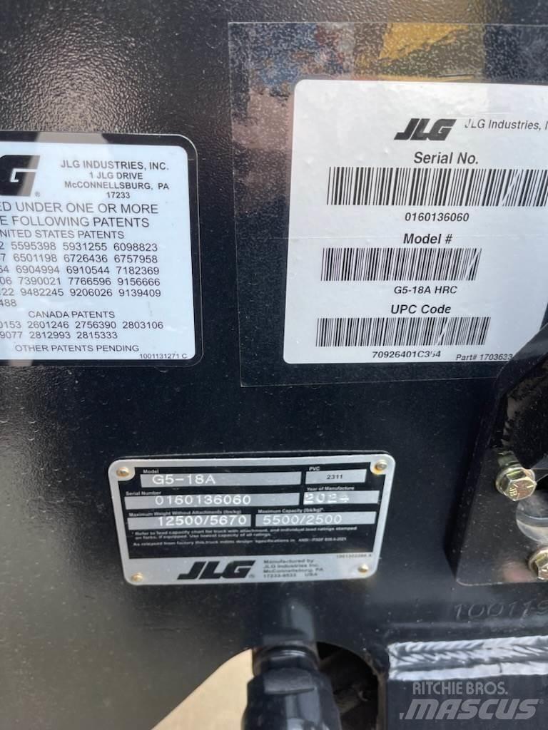 JLG G5-18A Τηλεσκοπικοί ανυψωτές