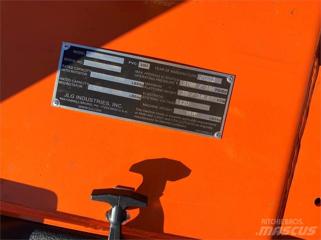 JLG T350 Εναέριες πλατφόρμες τοποθετημένες σε ρυμούλκα